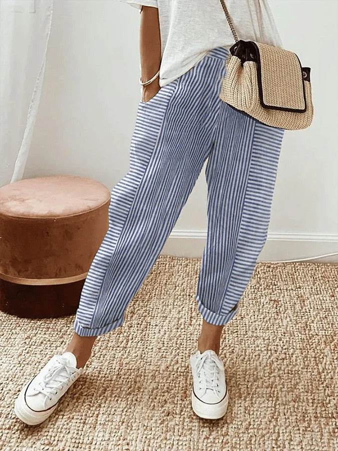 AMYNELLE – PANTALONI LEGGERI E FAVOREVOLI