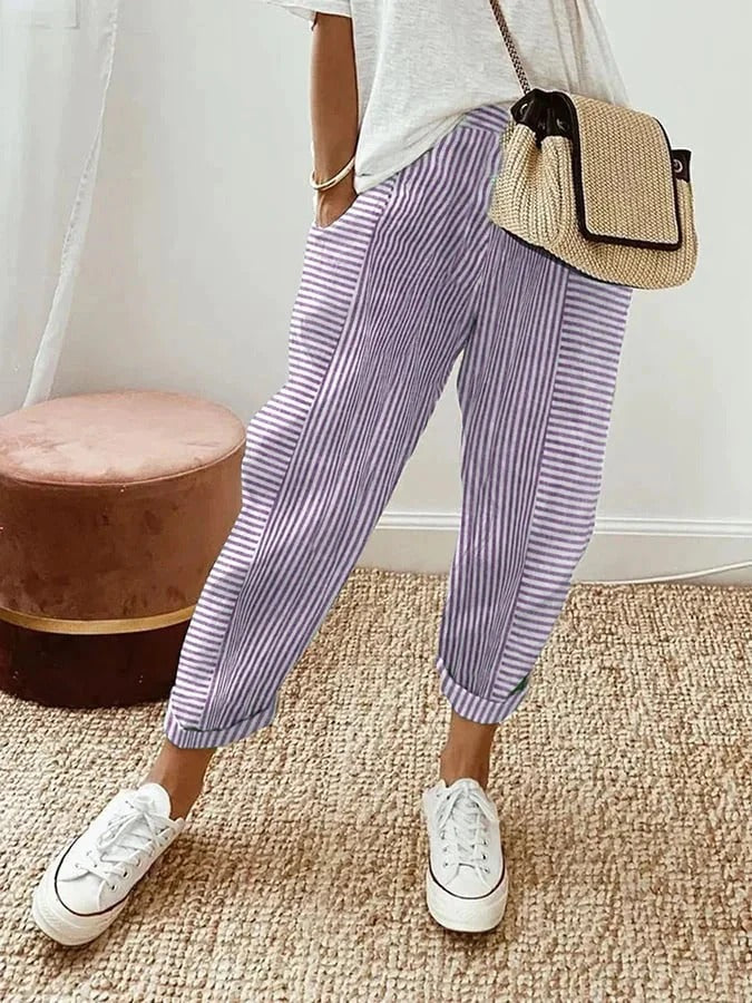 AMYNELLE – PANTALONI LEGGERI E FAVOREVOLI