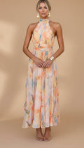 Abigail™ | Abito Maxi con Stampa