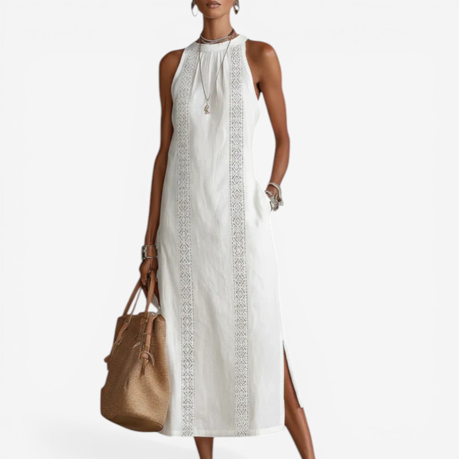 Althea™ Abito midi minimalista