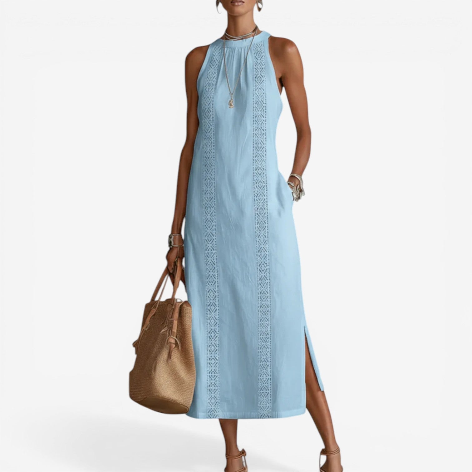 Althea™ Abito midi minimalista
