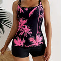 Amira | Set Tankini Floreale Rosa