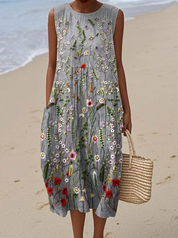 Cara™ Vestito Midi Wildflower