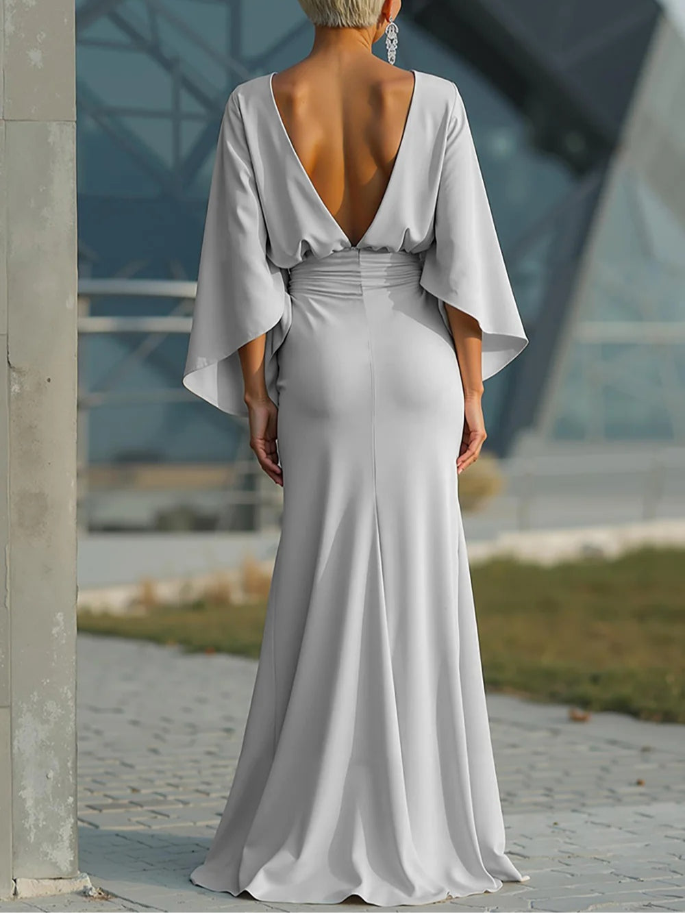 Clara | Elegante vestito senza maniche con scollatura a V