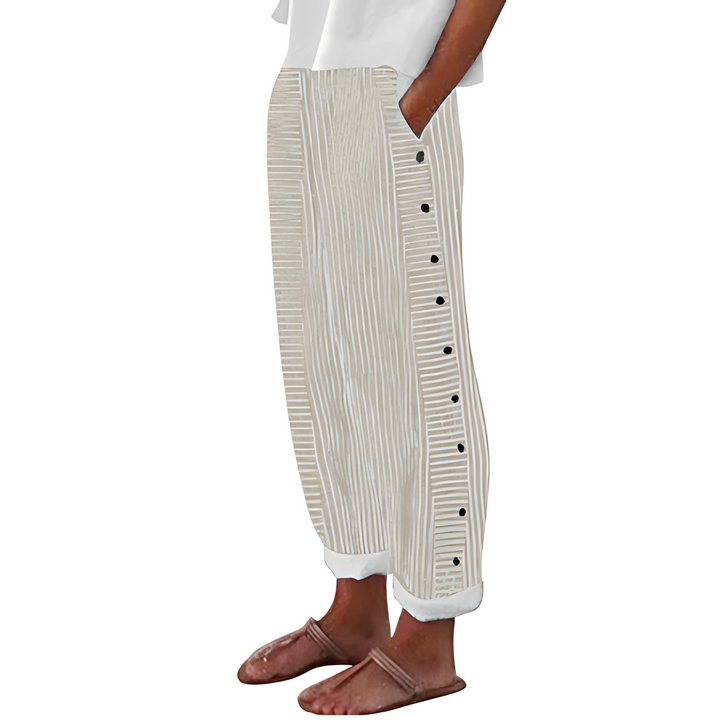 Dagny | Pantaloni Estivi Stripes Eleganti