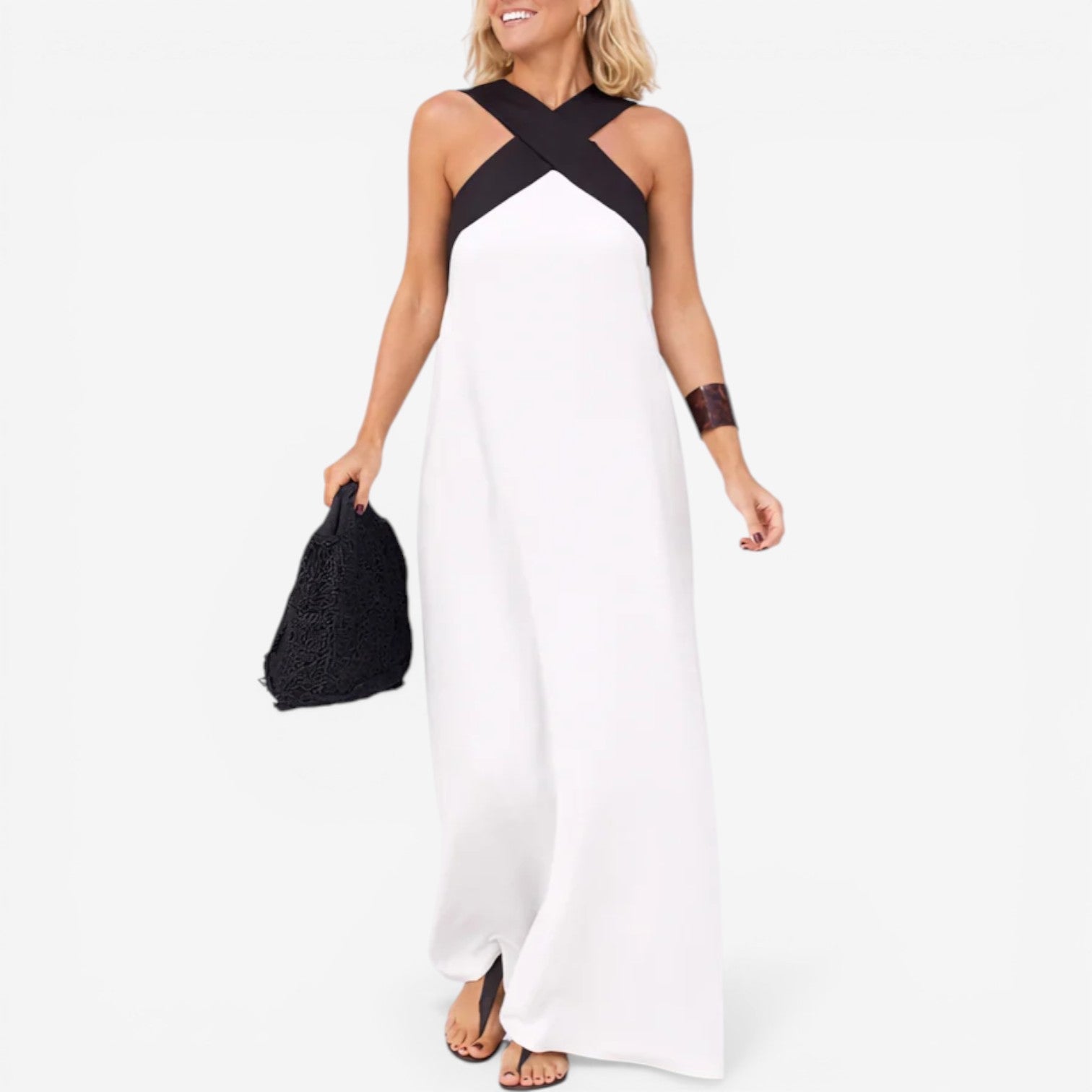 Daphne™ Maxi con spalline incrociate