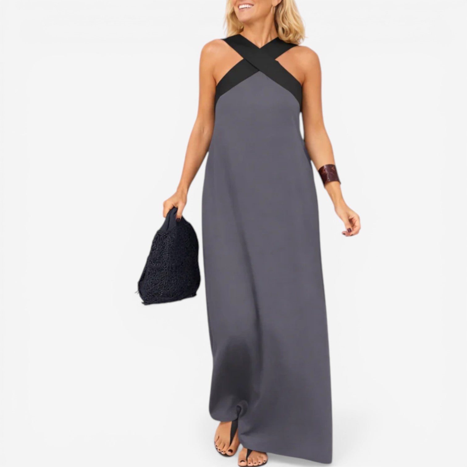 Daphne™ Maxi con spalline incrociate