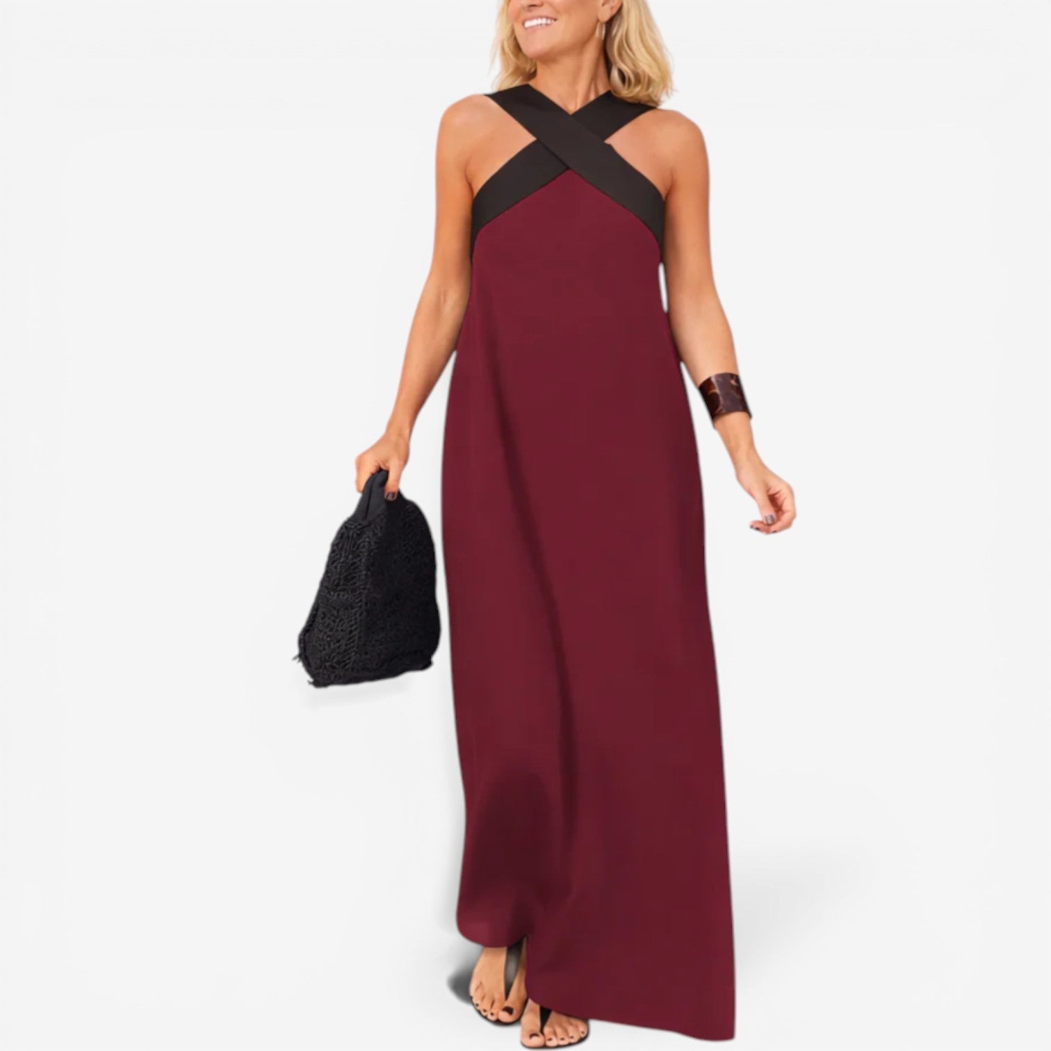 Daphne™ Maxi con spalline incrociate
