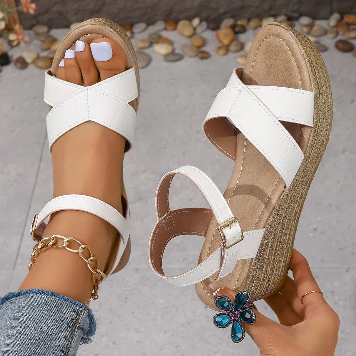 Daphnie | Sandali con Zeppa