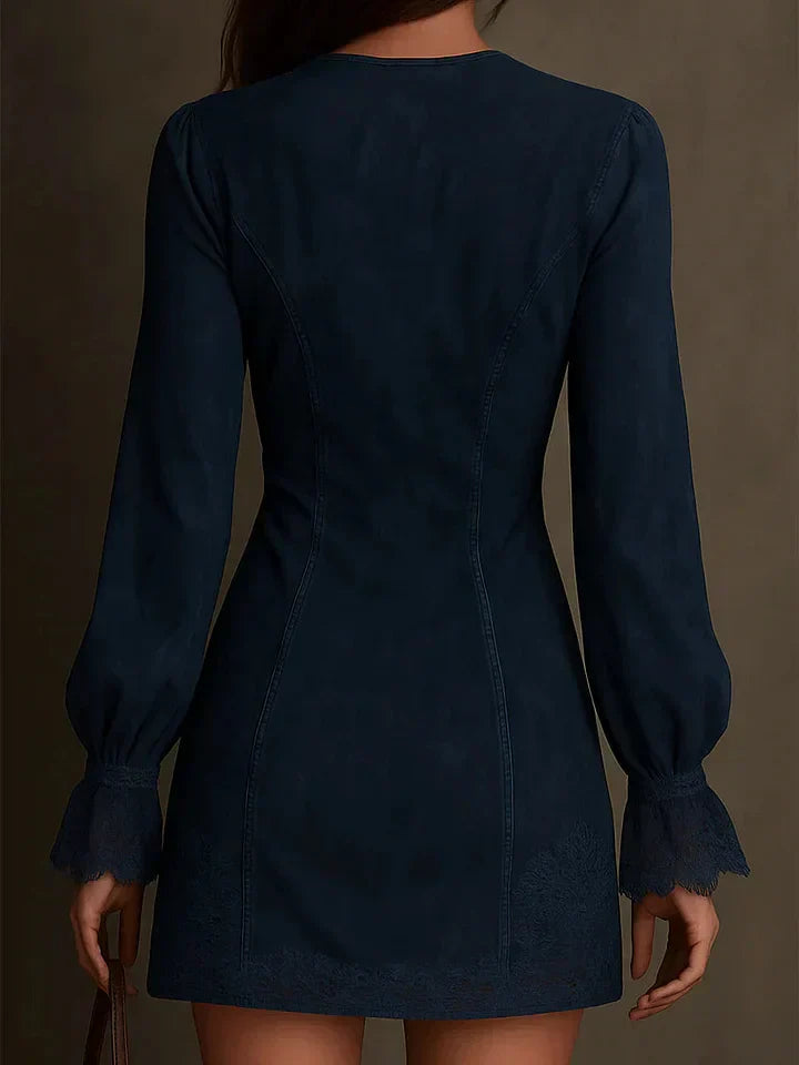 Debbie | Vestito Mini in Suede