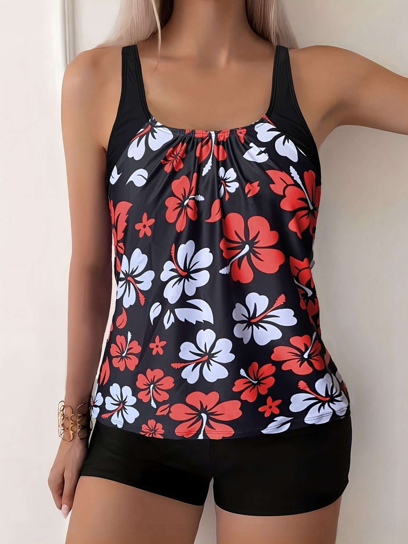 Elena | Set Tankini con Stampa Floreale