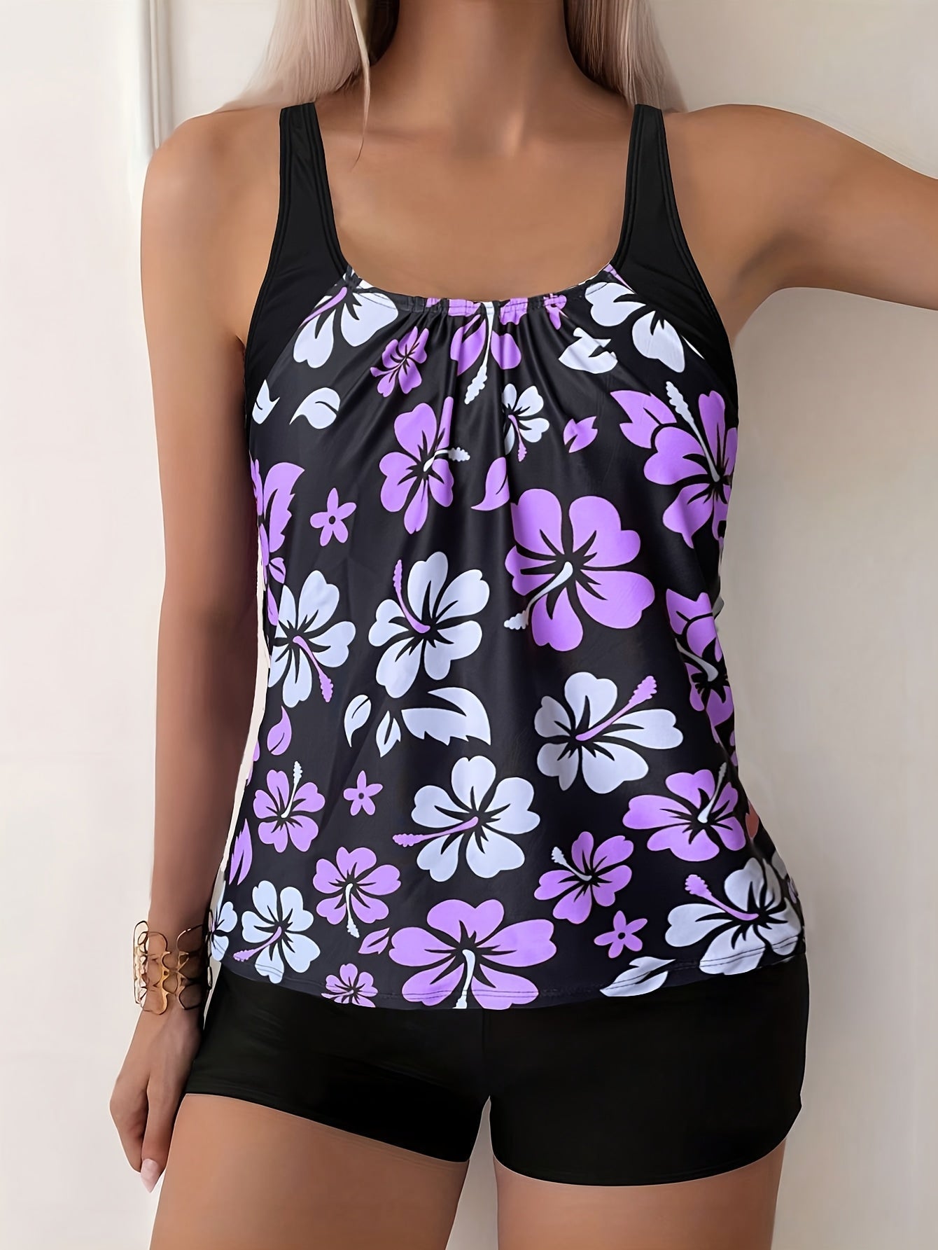 Elena | Set Tankini con Stampa Floreale