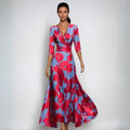 Eliana™ | Elegante Abito A-Line Floreale