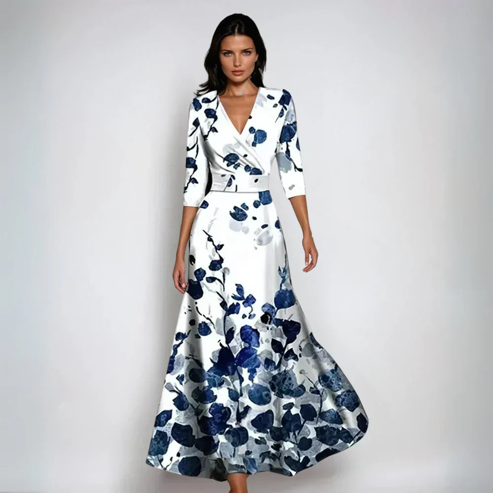 Eliana™ | Elegante Abito A-Line Floreale