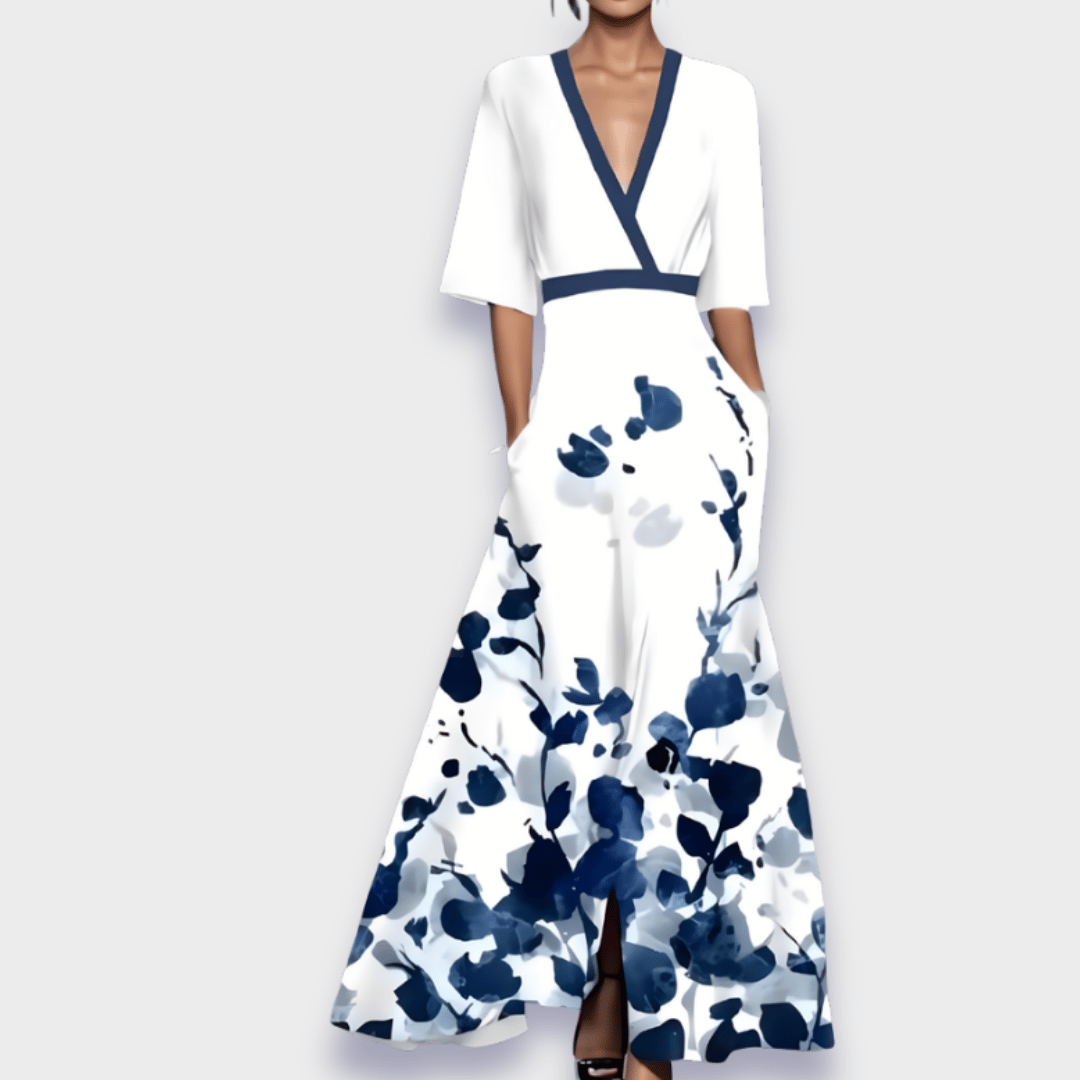 Eliana™ | Elegante Abito A-Line Floreale