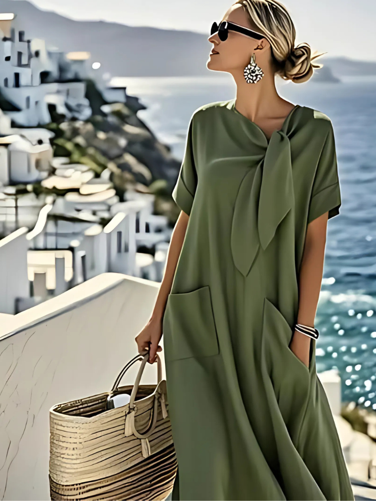 Ella™ Abito Elegante con Tasche