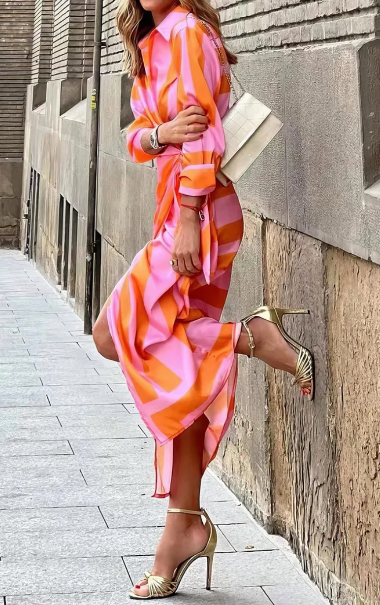 Elvina - Vestito Avvolgente Stampato