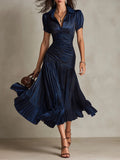 Firenze | Vestito Maxi in Chiffon Vintage Elegante