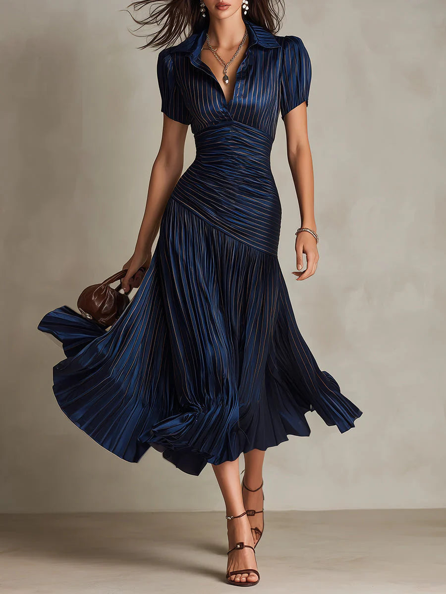 Firenze | Vestito Maxi in Chiffon Vintage Elegante