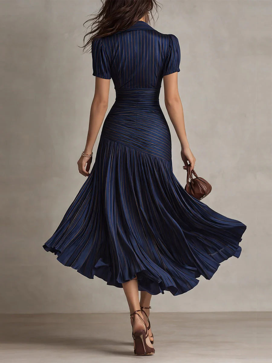 Firenze | Vestito Maxi in Chiffon Vintage Elegante