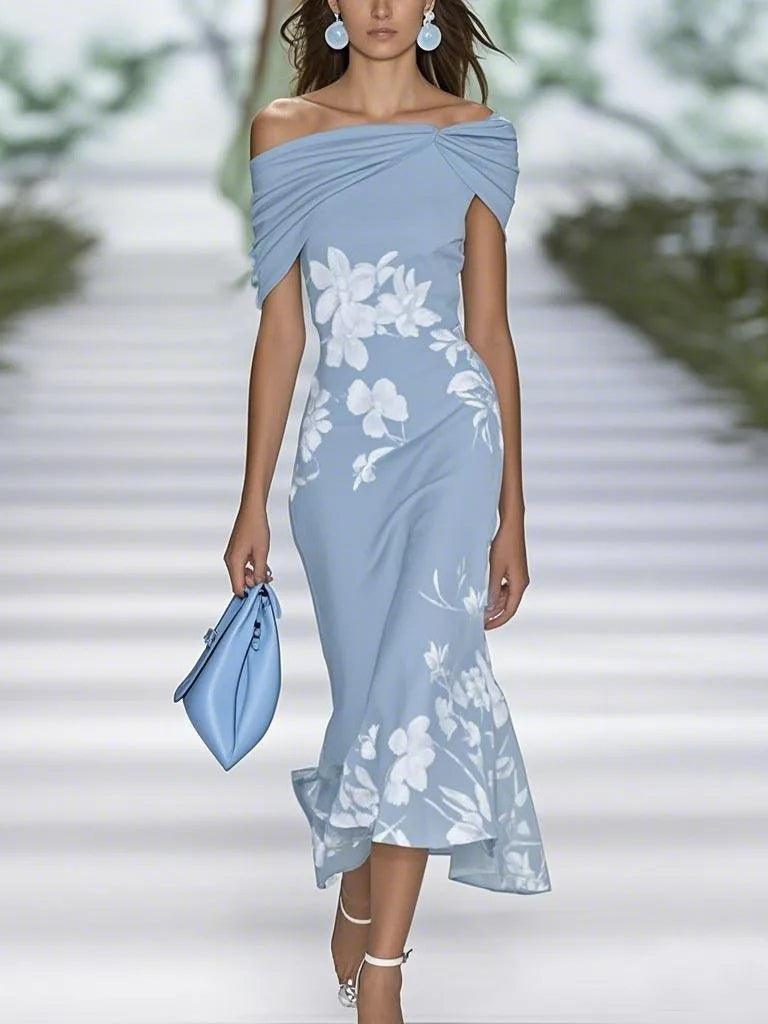Frederique | Abito Elegante con Stampa Floreale