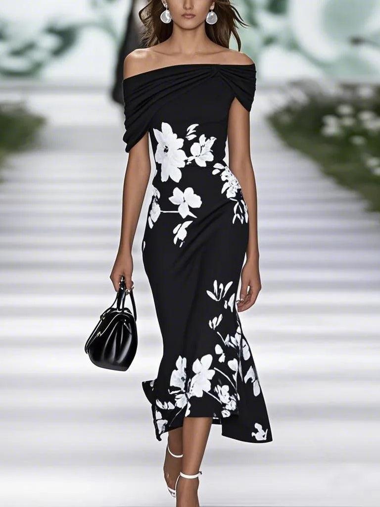 Frederique | Abito Elegante con Stampa Floreale