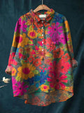 GIANNA™ - T-shirt con Arte Vegetale