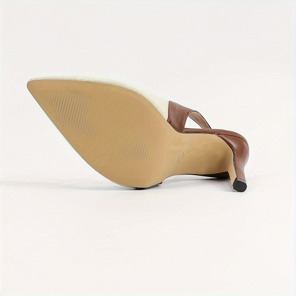 Gemini ha detto Amélie™ | Tacchi Slingback a Contrasto