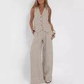 Gilet su Misura & Set in Cotone a Gamba Larga