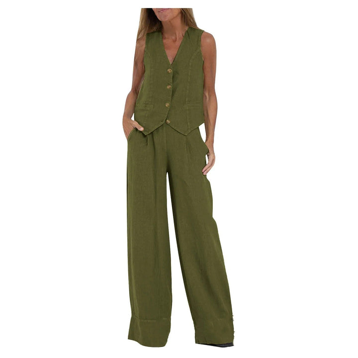 Gilet su Misura & Set in Cotone a Gamba Larga