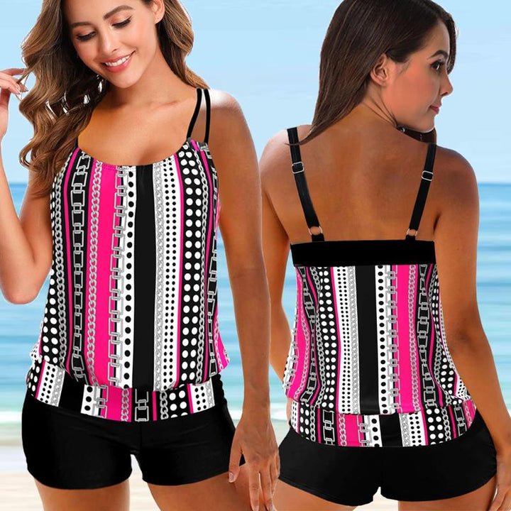 Hallie | Costume da bagno trasparente a due pezzi