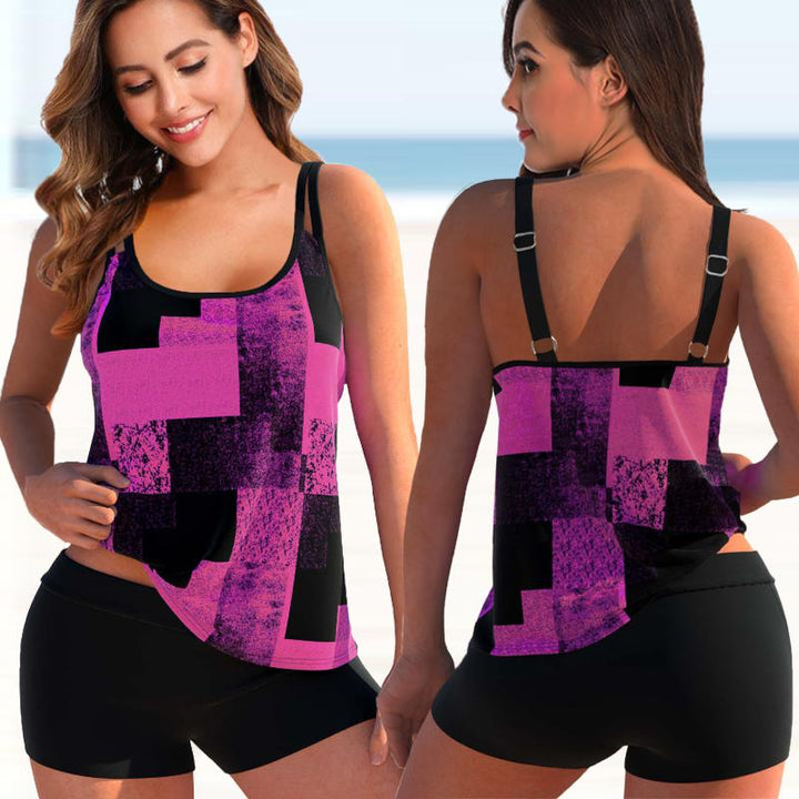 Hallie | Costume da bagno trasparente a due pezzi