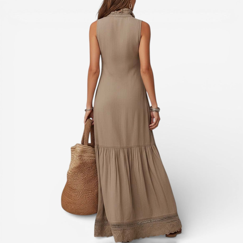 Hannah™ Abito maxi cotone puro