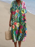 Harjas - Vestito Vintage a Fiori