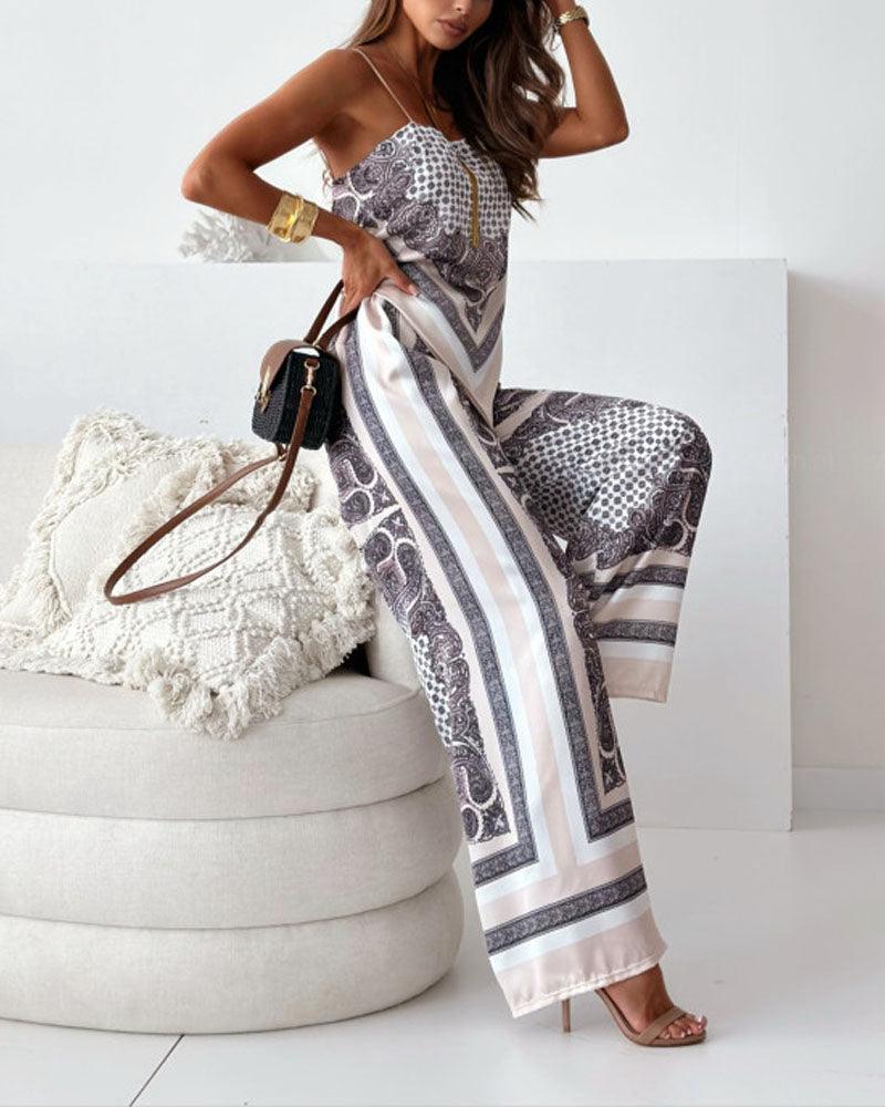 Helen | Set di Vestito a Due Pezzi con Top e Pantaloni alla Moda Pronto per le Vacanze