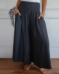 Jasper | Pantaloni Flowy con Vita Arricciata