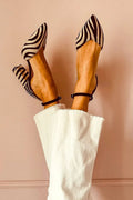 Keren™ | Tacchi a Punta con Stampa Zebra