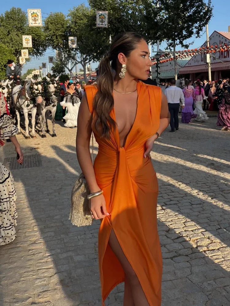 Lily | Abito Elegante Plissettato
