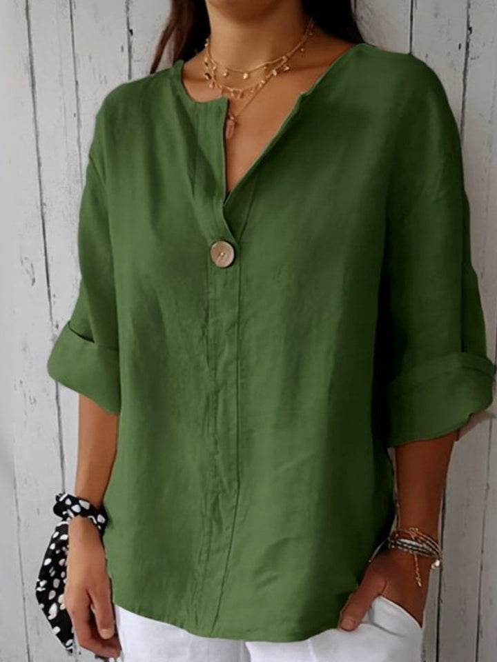 Luna - Blusa Casual a V