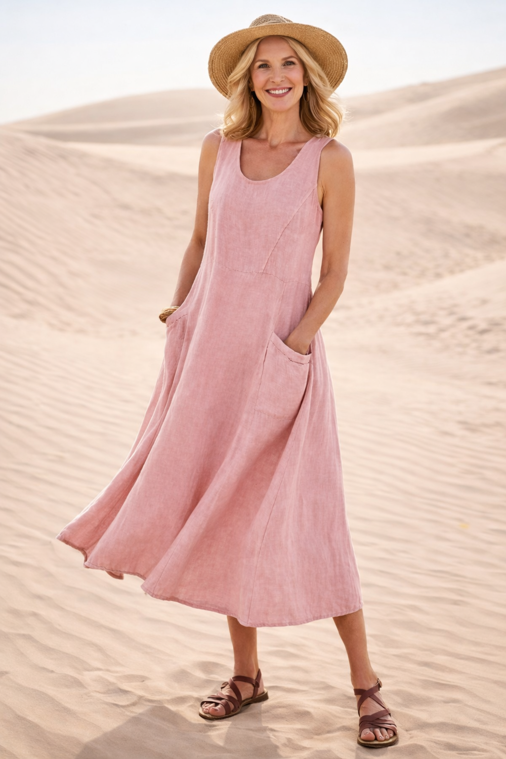Luna | Abito Midi A-Line Confortevole