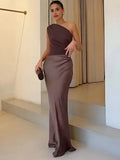 Luna™ | Abito Maxi con Oro in Satin