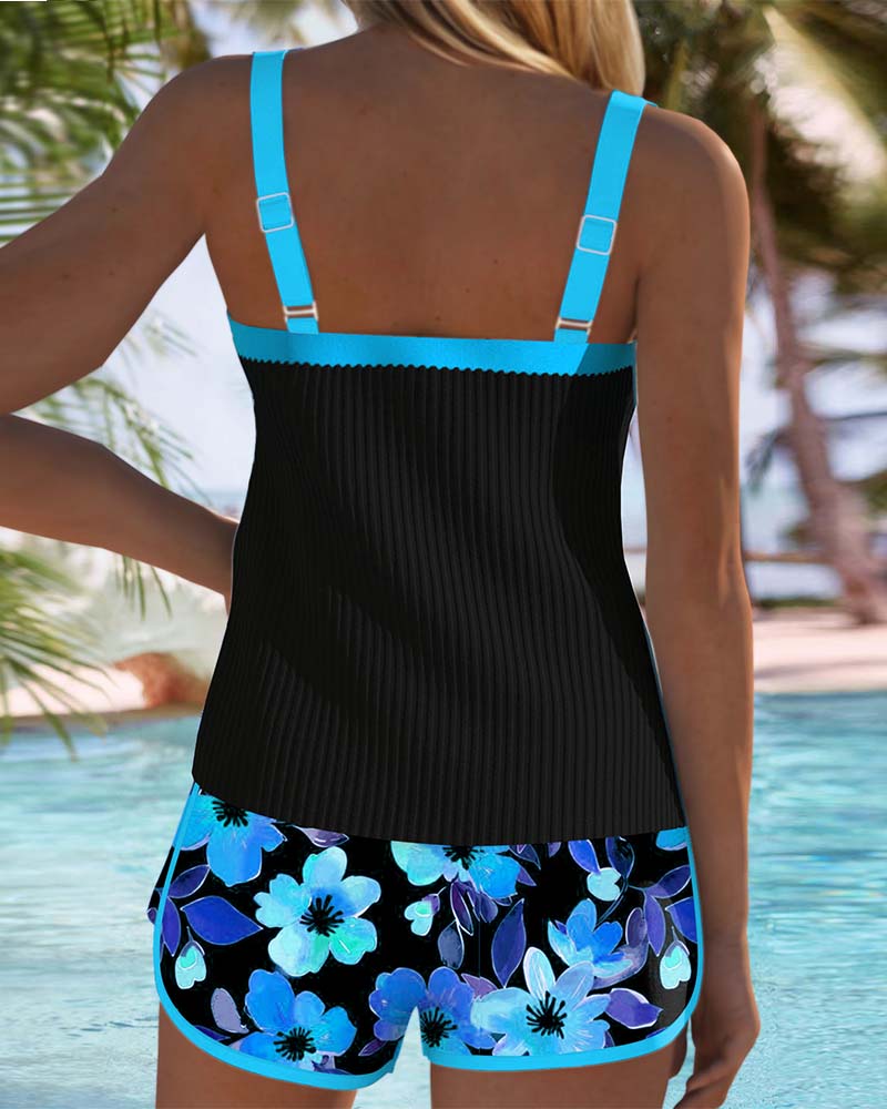 Maren | Set Tankini con Design Floreale