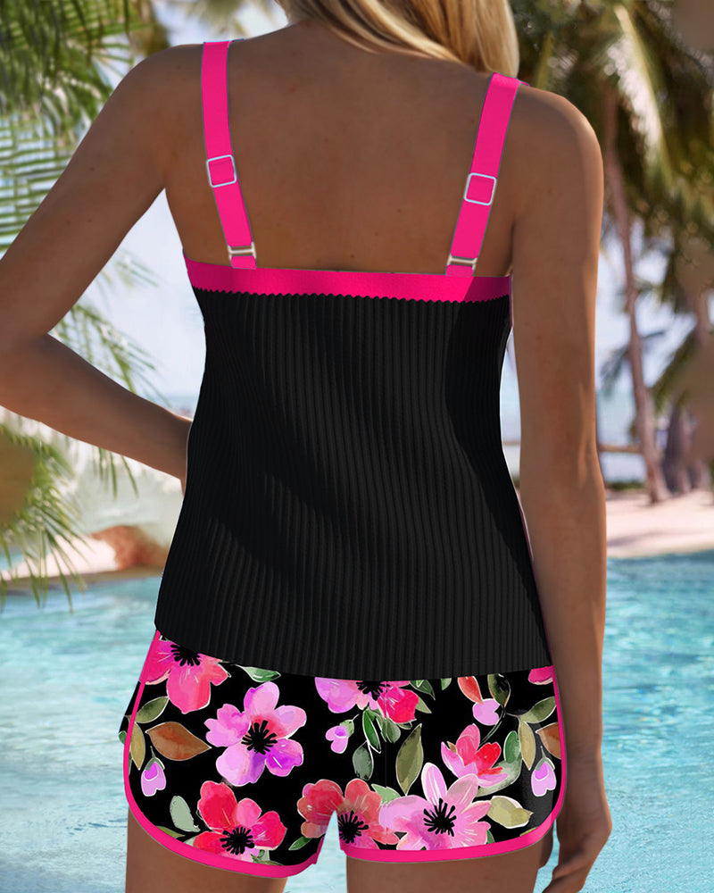 Maren | Set Tankini con Design Floreale