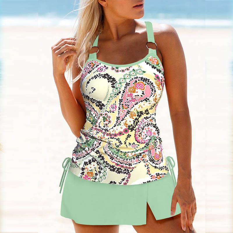 Marlee | Set Bikini con Anello Floreale e Spalline