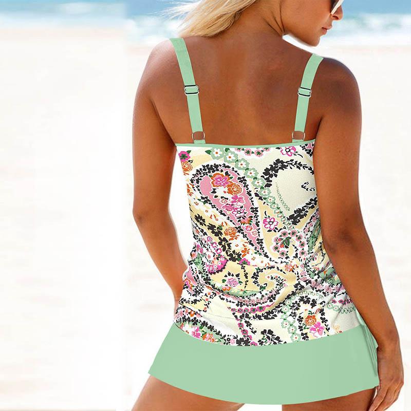 Marlee | Set Bikini con Anello Floreale e Spalline