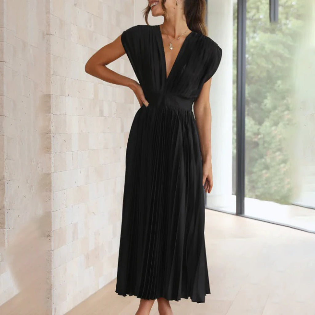 Marni™ | Abito Midi Plissettato Senza Tempo