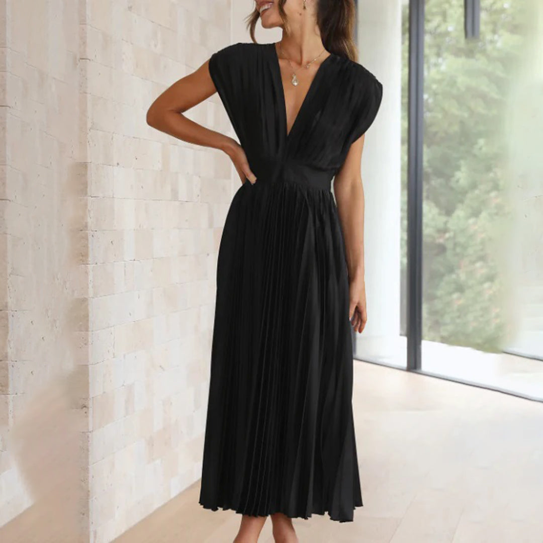 Marni™ | Abito Midi Plissettato Senza Tempo