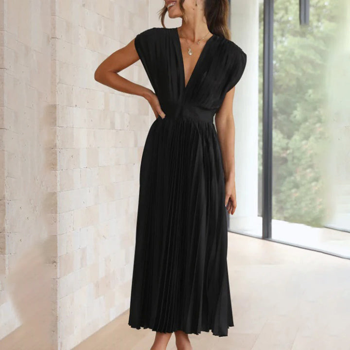 Marni™ | Abito Midi Plissettato Senza Tempo