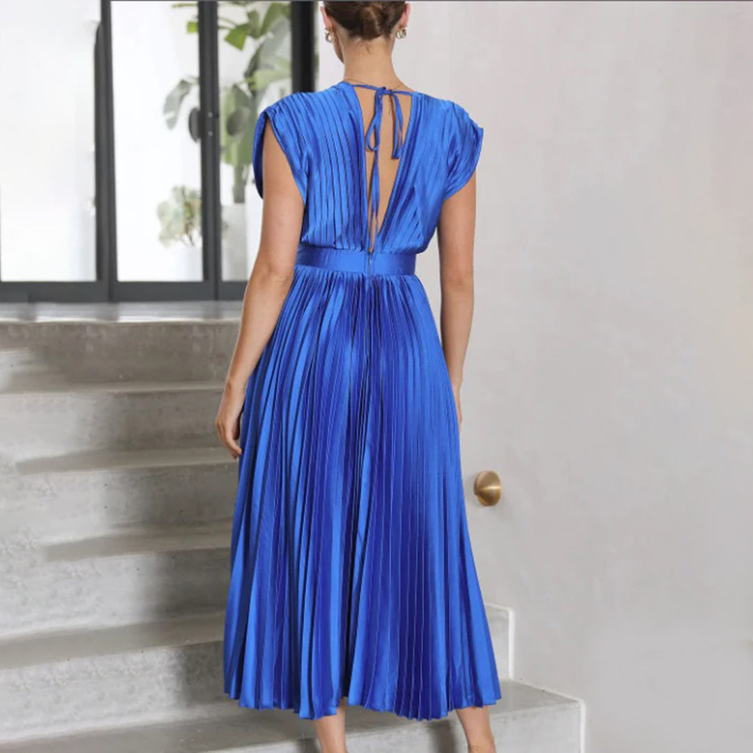 Marni™ | Abito Midi Plissettato Senza Tempo