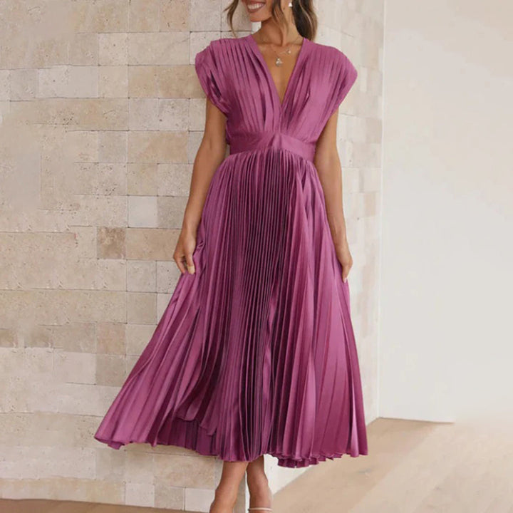 Marni™ | Abito Midi Plissettato Senza Tempo